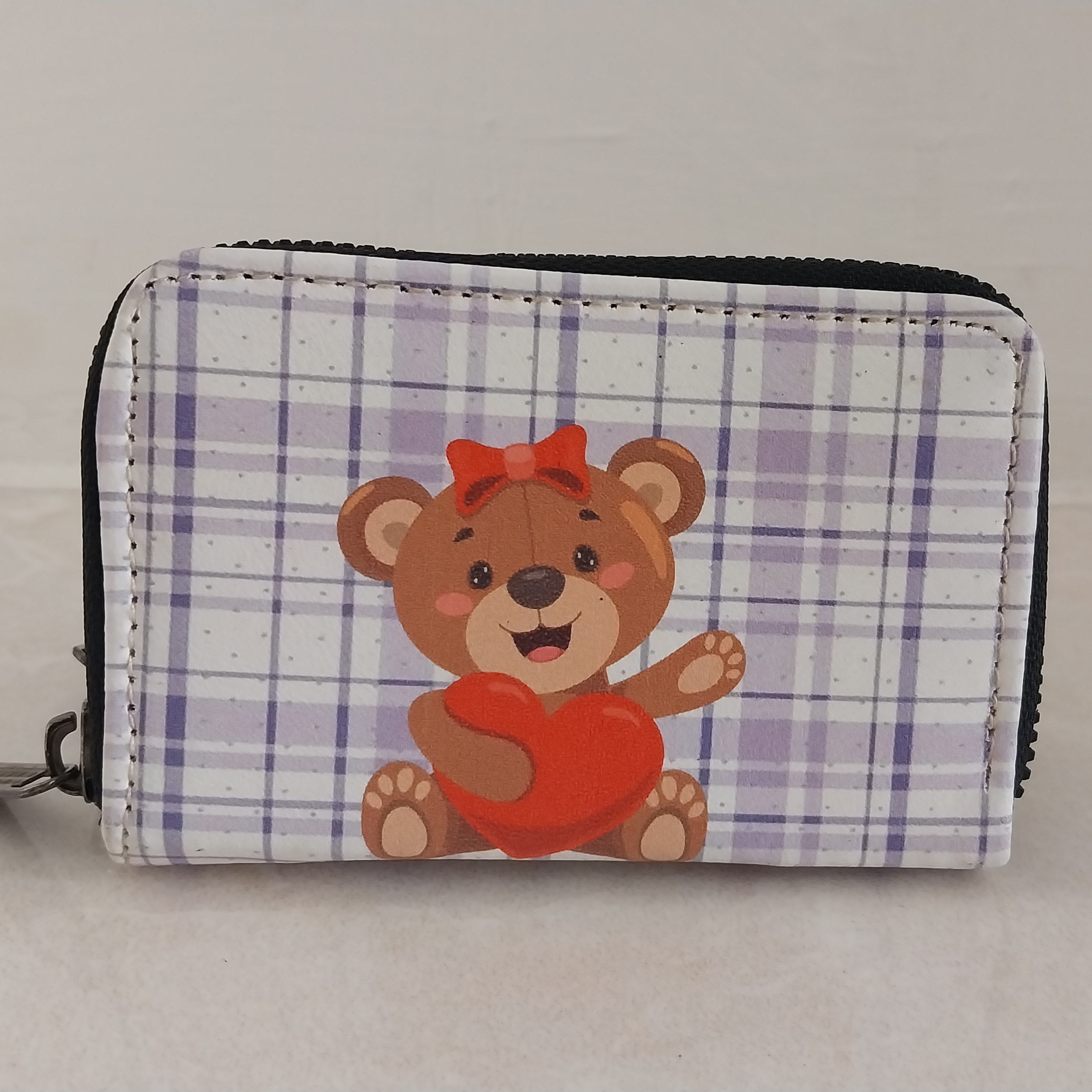 کیف کارت زیپ دار طرح خرس 