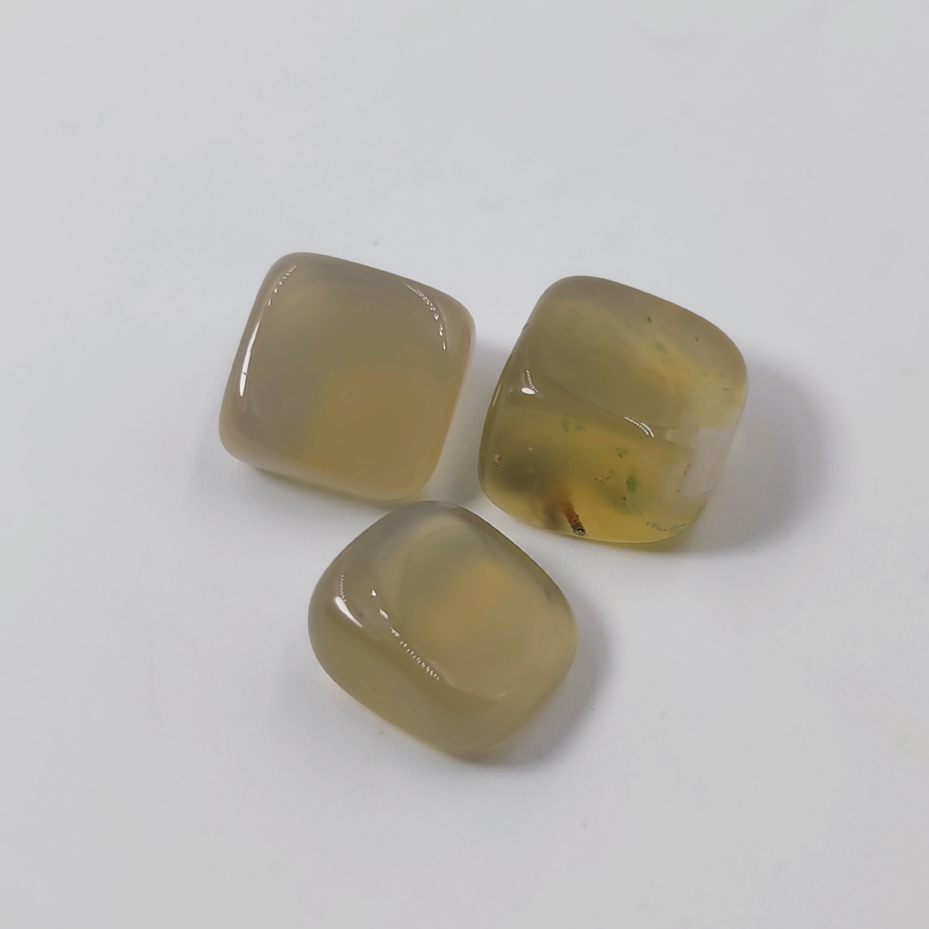 مجموعه سه عددی سنگ عقیق معدنی (تامبلر شده)  