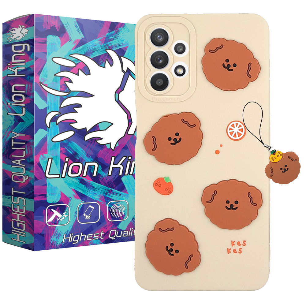  کاور لاین کینگ مدل fanteziorangii مناسب برای گوشی موبایل سامسونگ Galaxy A52/A52S به همراه بندآویز