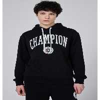 سویشرت مشکی مردانه کتانی کتابفروشی اورجینال Champion