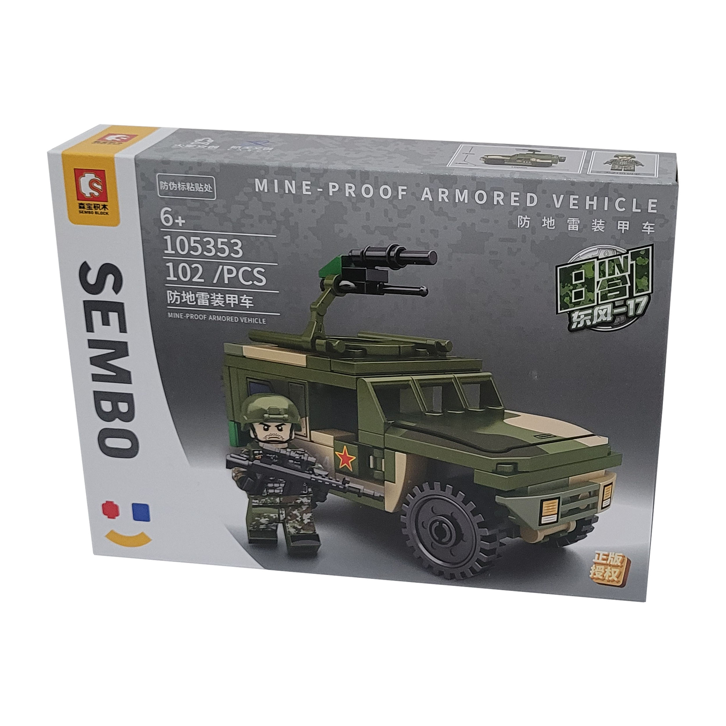 ساختنی طرح ارتشی مدل ماشین نظامی کد 105353