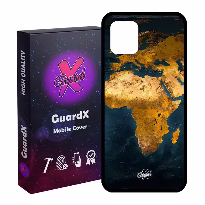 کاور گارد ایکس طرح Map مدل Glass10291 مناسب برای گوشی موبایل سامسونگ Galaxy Note 10 Lite