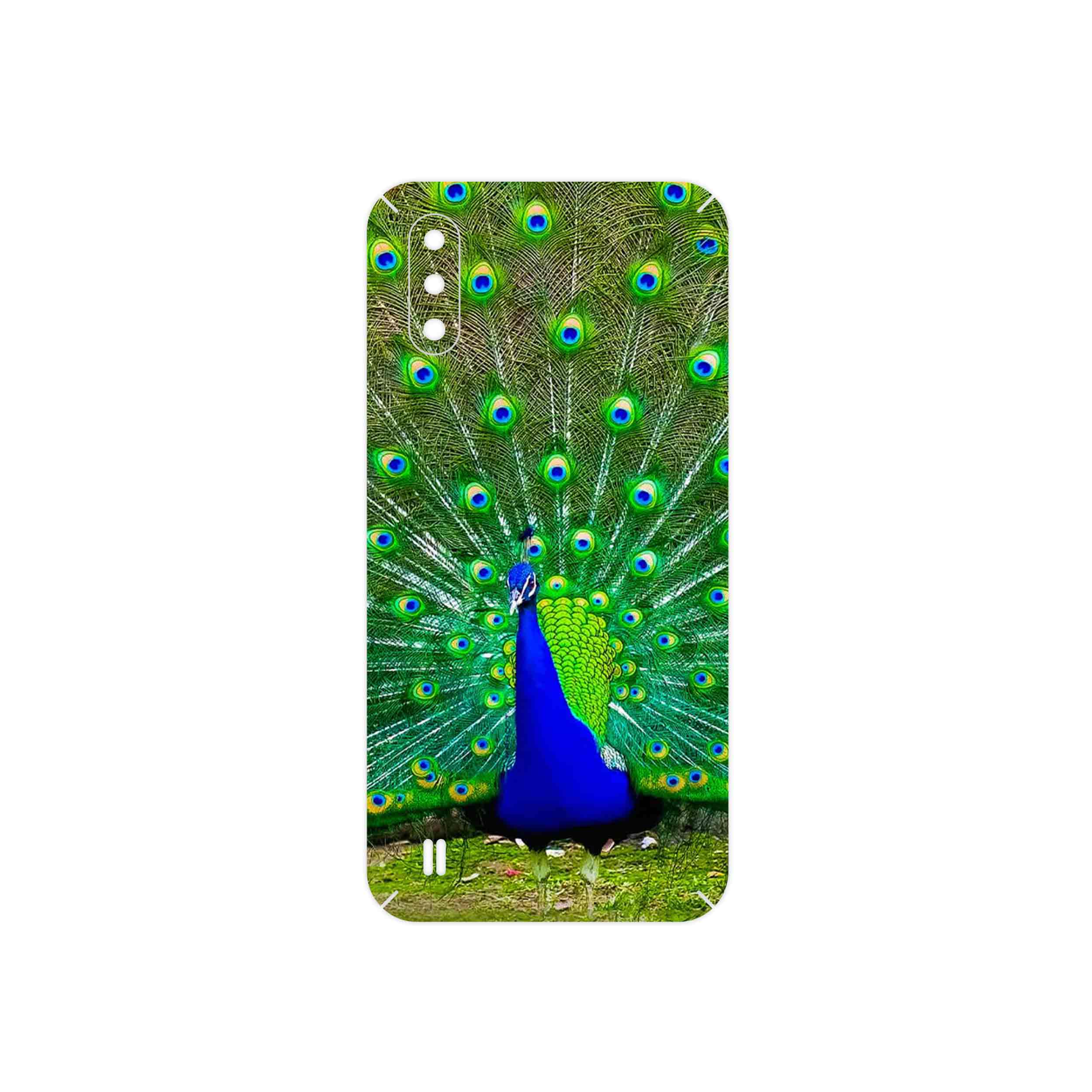 برچسب پوششی ماهوت مدل Peacock مناسب برای گوشی موبایل سامسونگ Galaxy M01