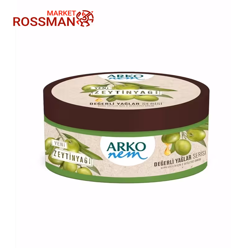 کرم مرطوب‌ کننده آرکو نم ARKO Nem حاوی عصاره زیتون حجم 250 میلی لیتر