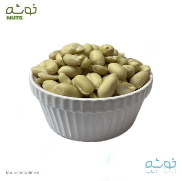 بادام زمینی خارجی خام پوست کنده