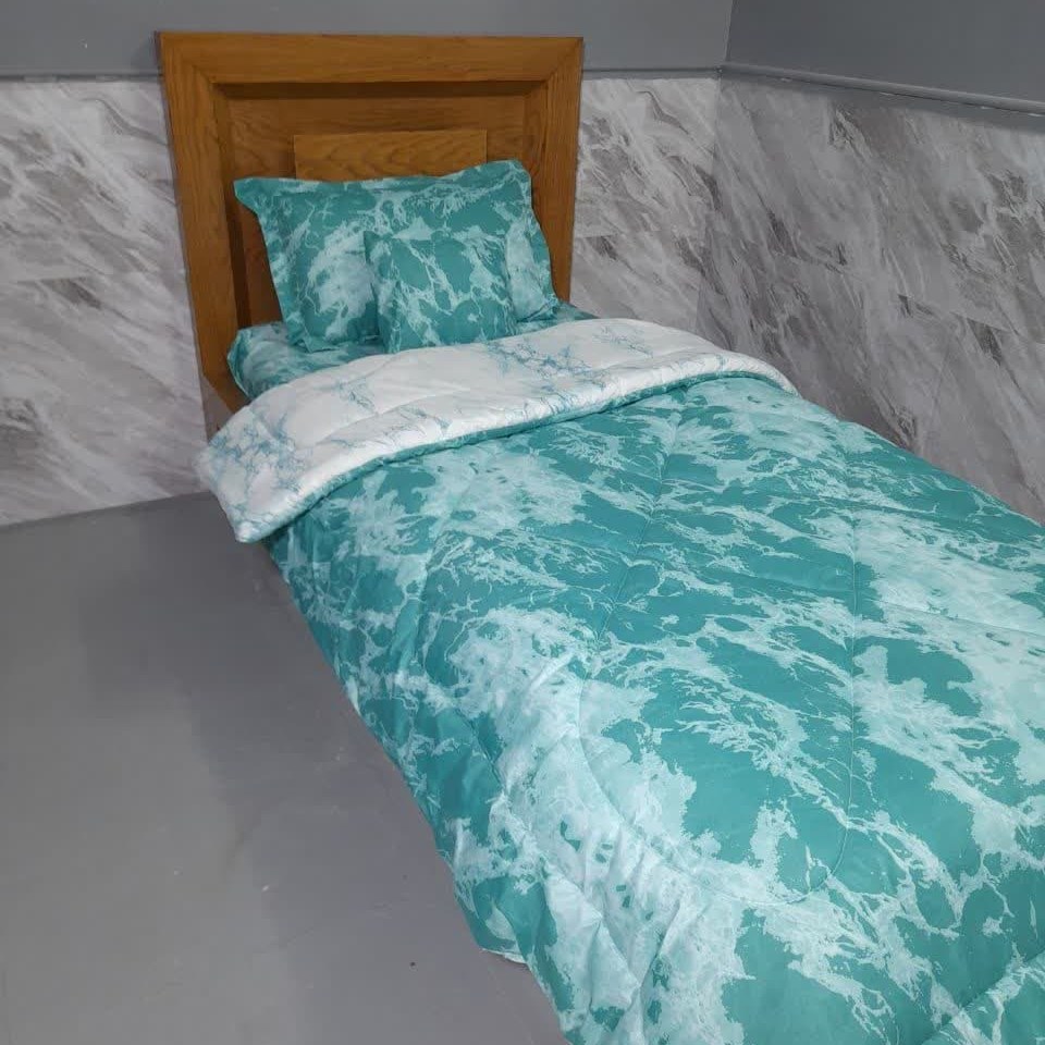 روتختی تکنفره 90 میکرو پنبه کد 429 دو رو طرح ابر و بادی