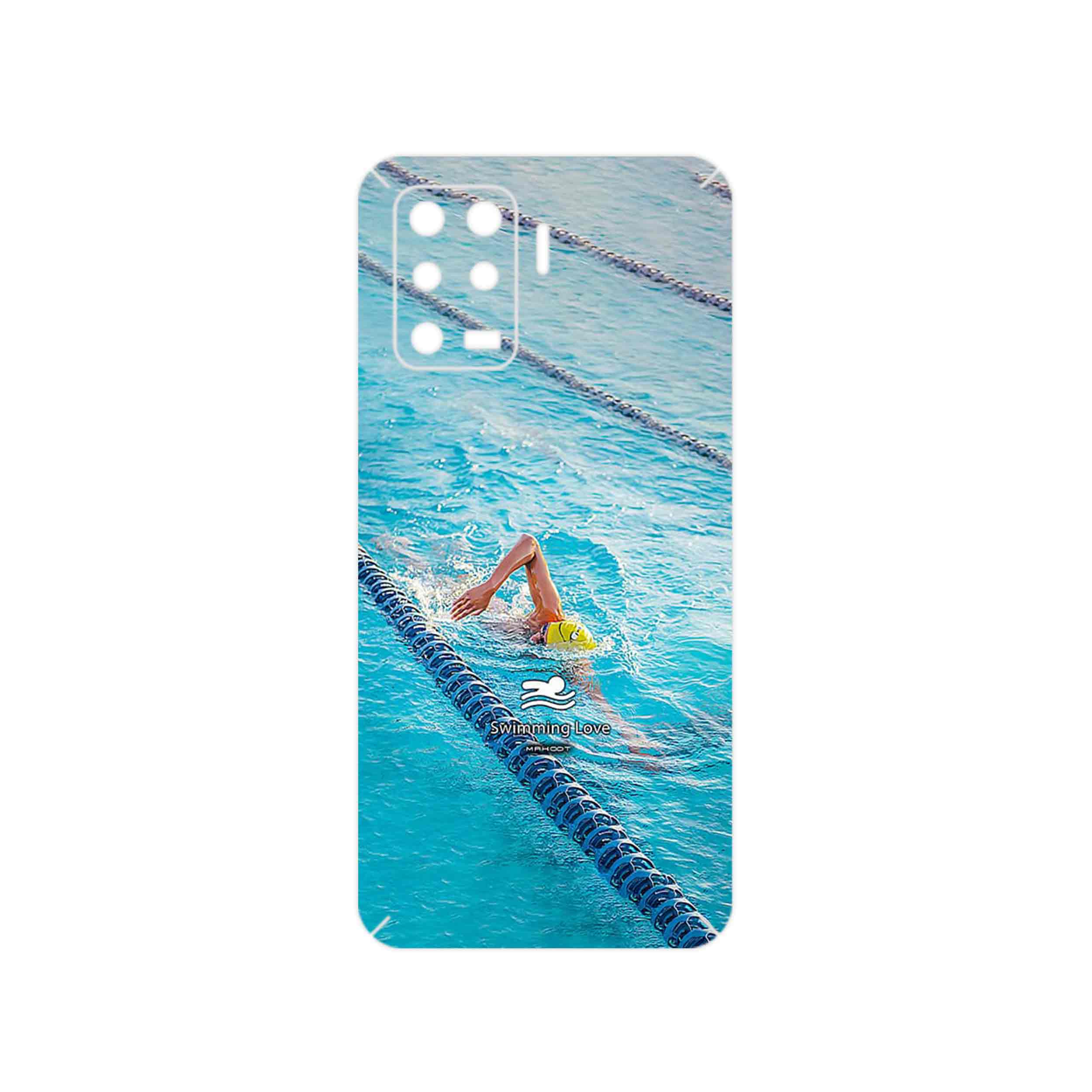 برچسب پوششی ماهوت مدل Swimming مناسب برای گوشی موبایل اپو A94 4G