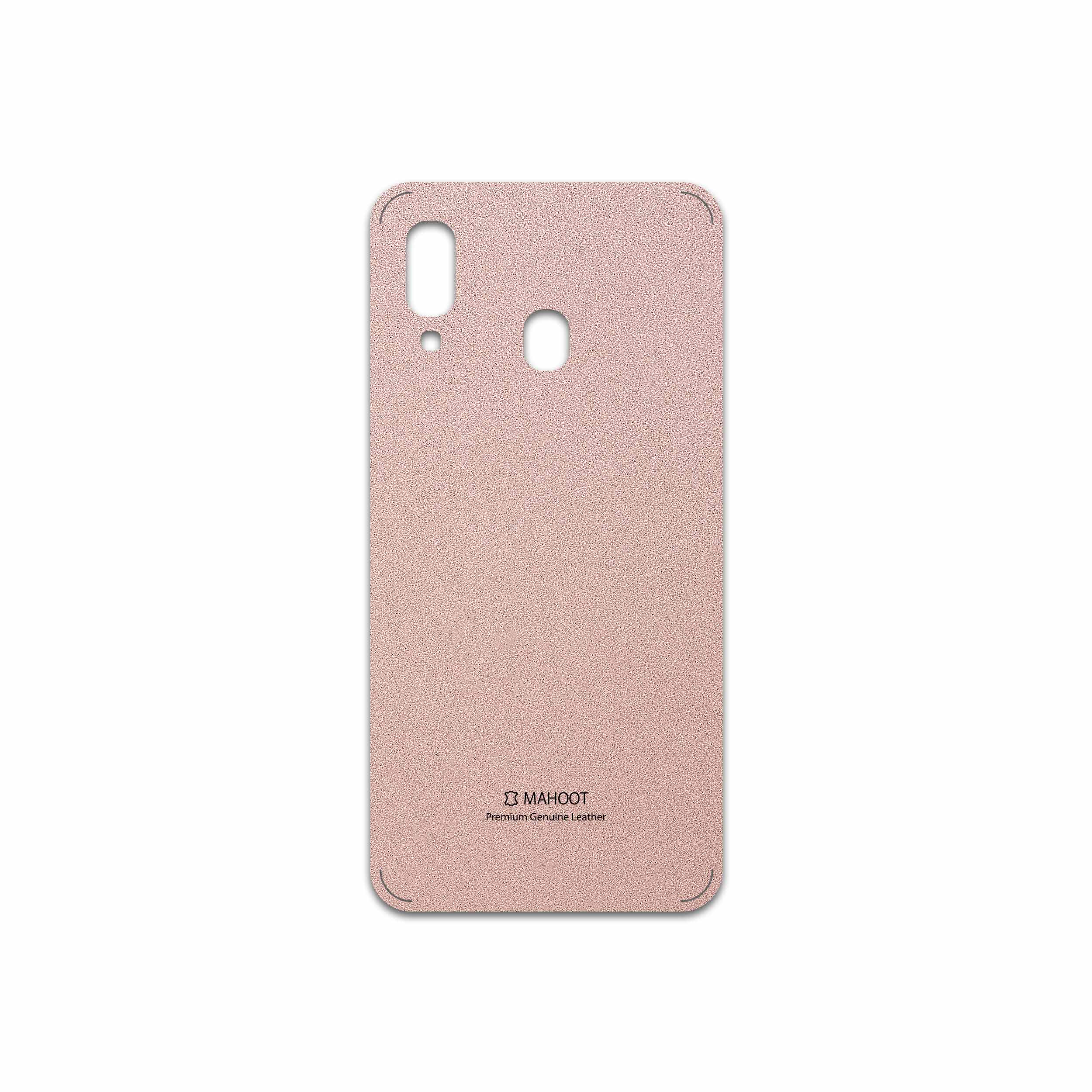 برچسب پوششی ماهوت مدل Rose Gold Leather مناسب برای گوشی موبایل سامسونگ Galaxy A40