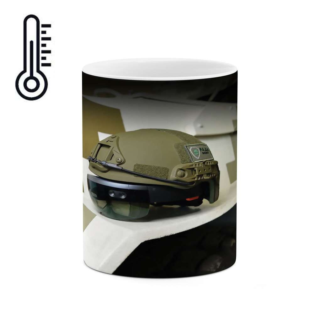 ماگ حرارتی طرح کلاه جنگی مدل mgph10750