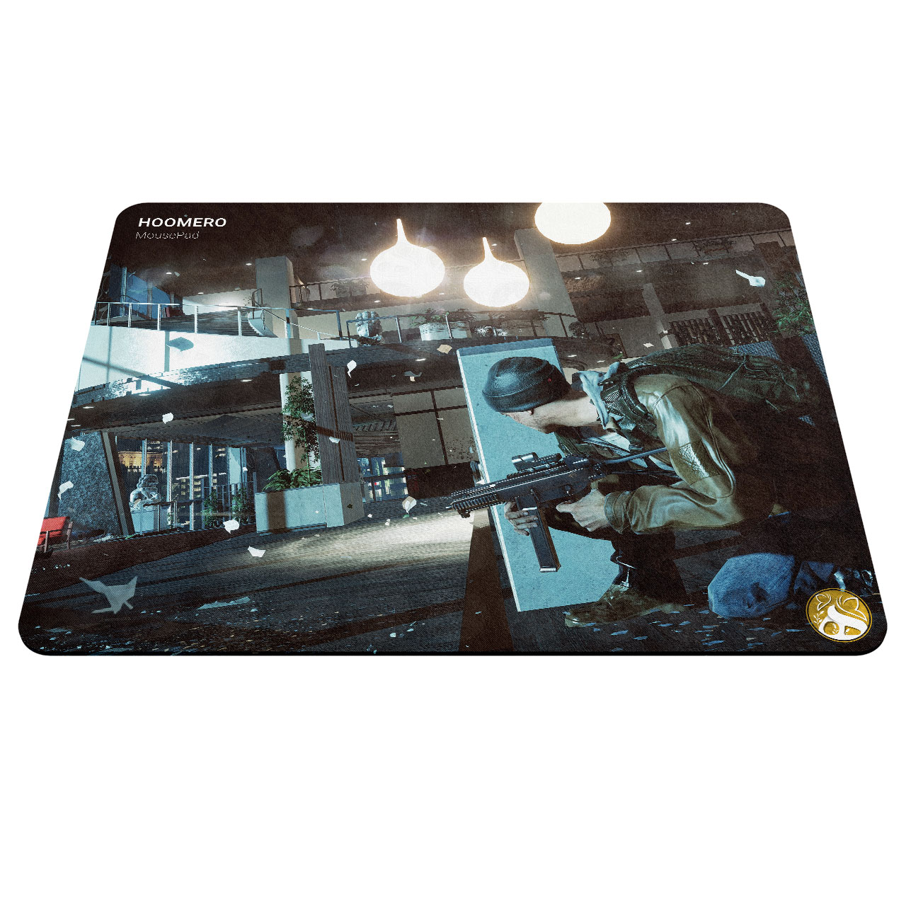 ماوس پد هومرو مدل A6461 طرح بازی Battlefield