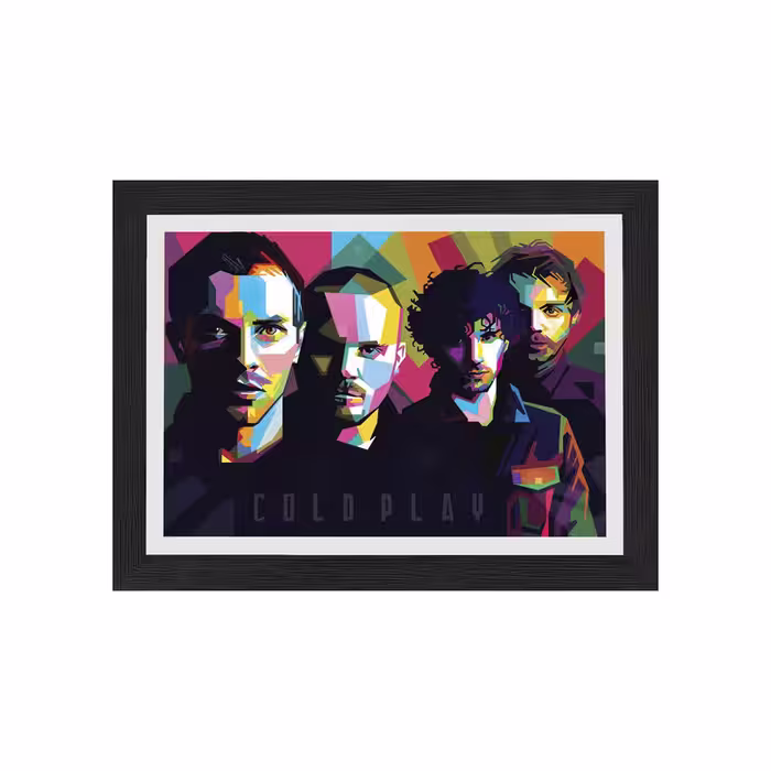 تابلو طرح Coldplay مدل PrCldPly1b | دنیای قاب