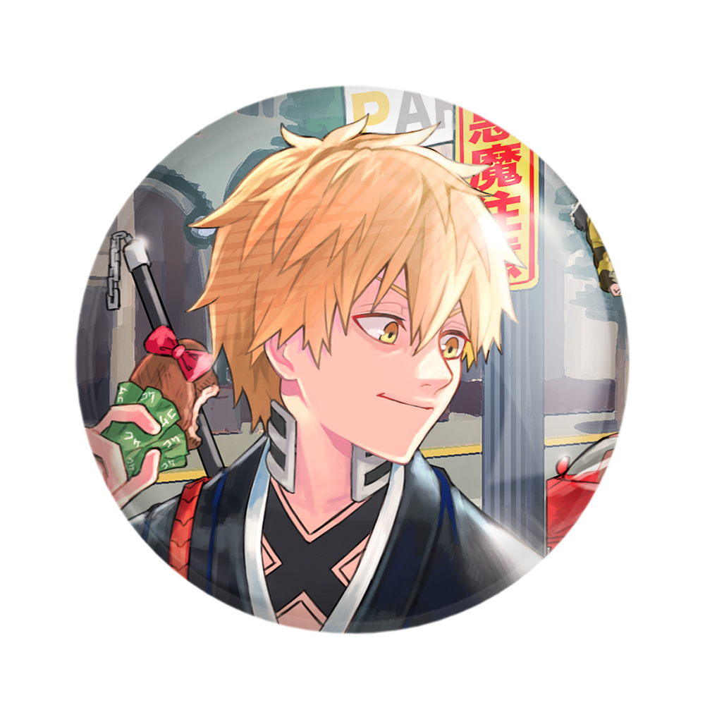 پیکسل خندالو مدل دنجی انیمه مرد اره ای Chainsaw Man کد 22303