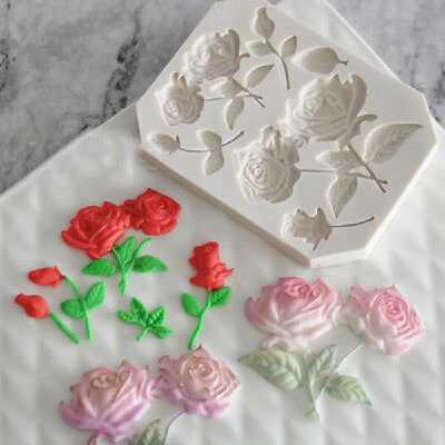 سیلیکون قالب گیری به گز مدل Rose flower