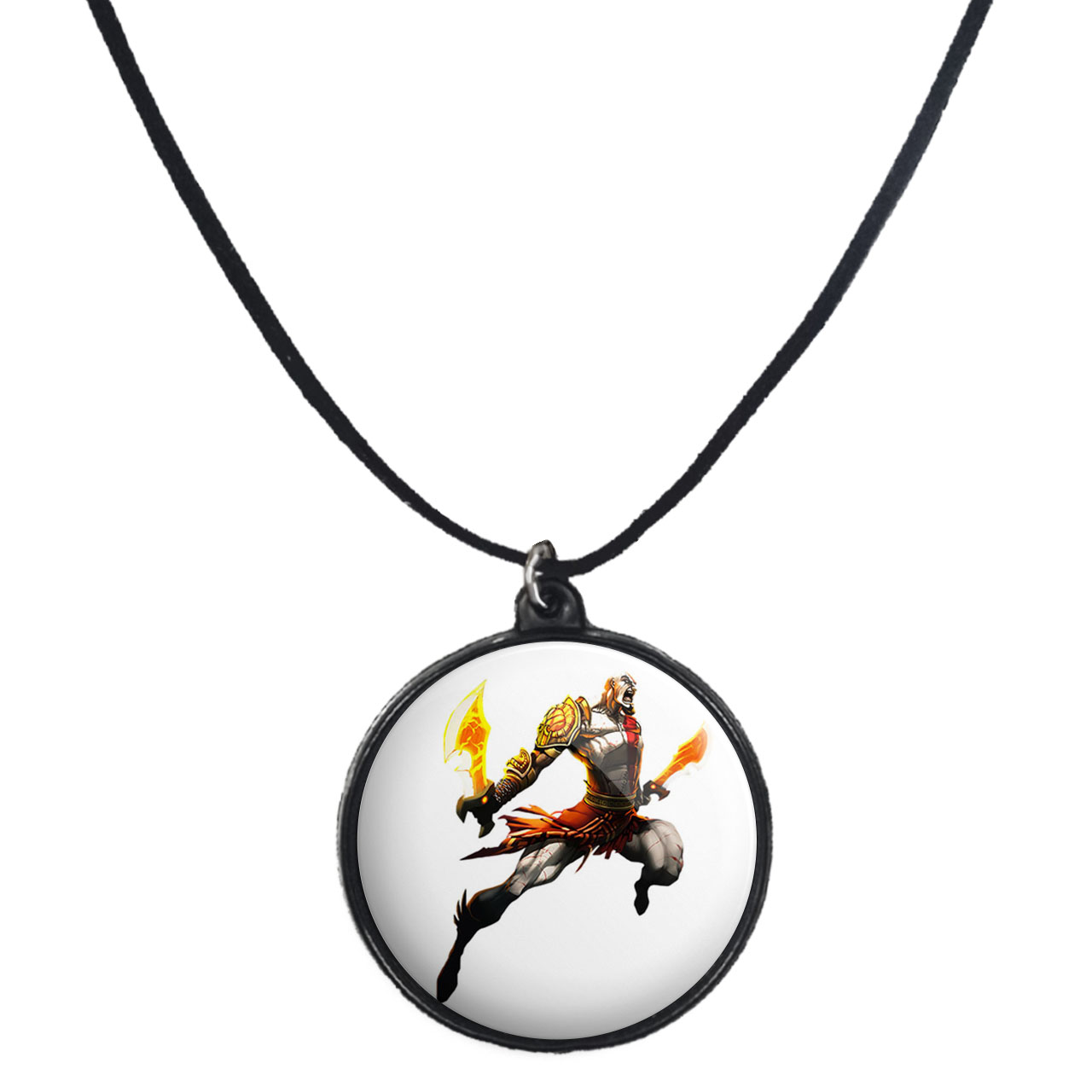 گردنبند پرمانه طرح God of war کد pmb.29152مدل دو طرفه