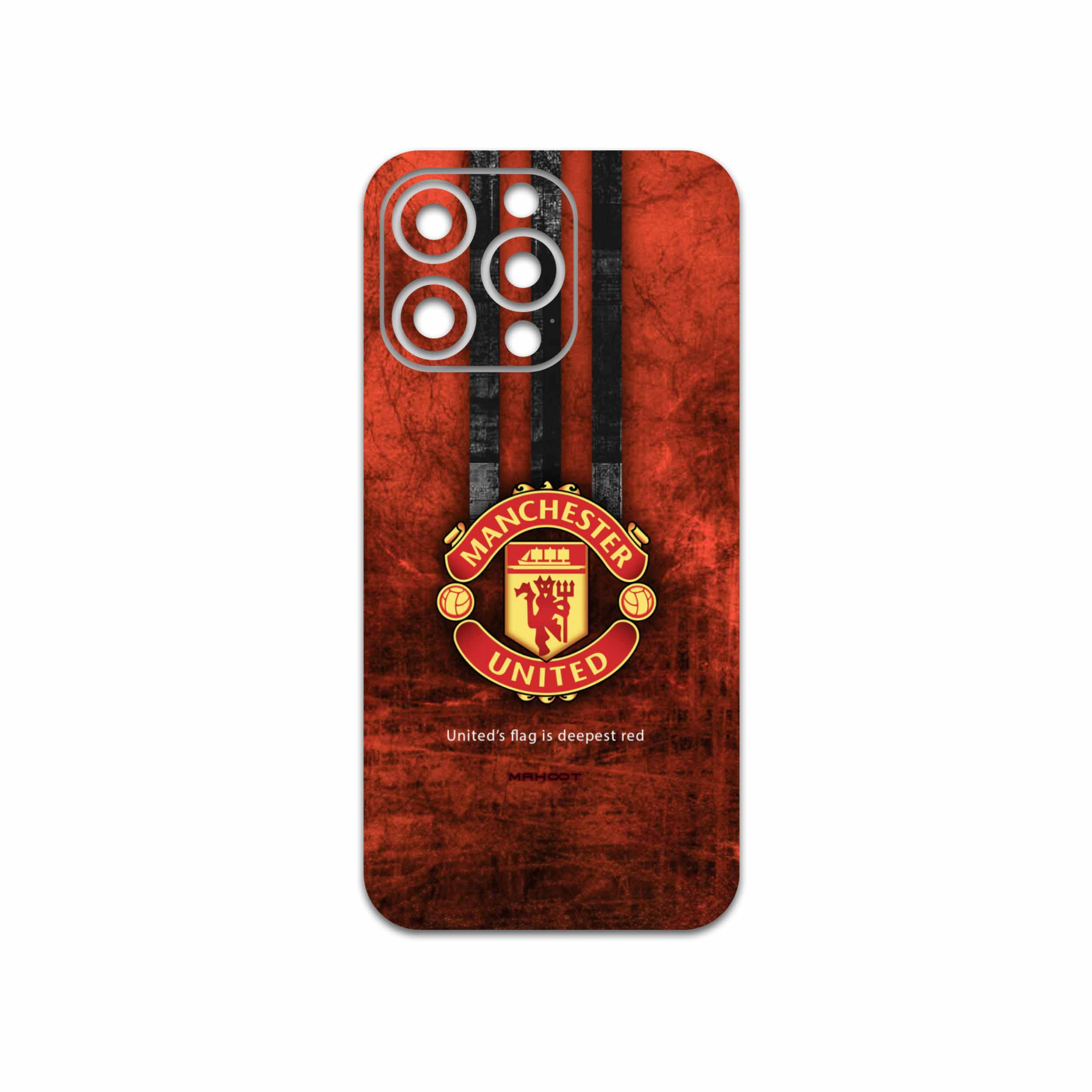 برچسب پوششی ماهوت مدل Manchester-United مناسب برای گوشی موبایل اپل iphone 13 Pro