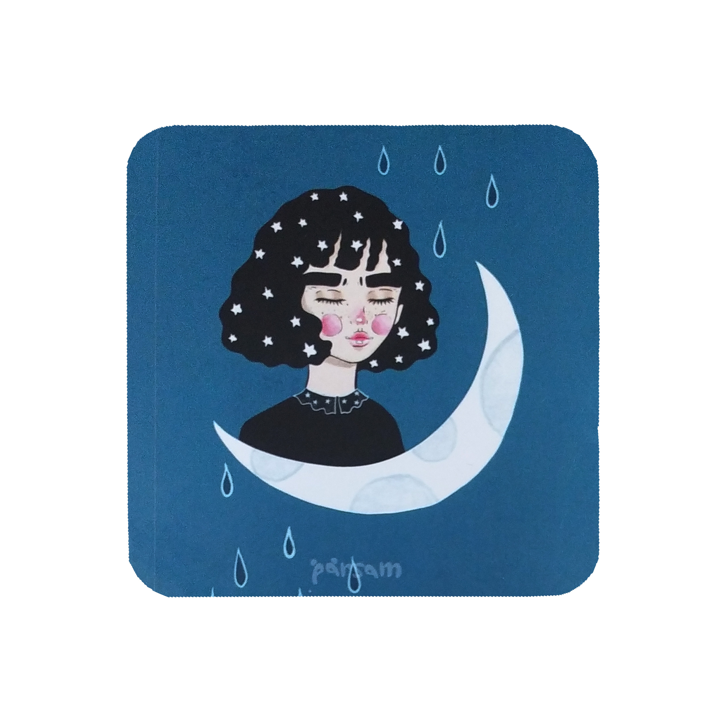 تابلو شاسی مدل دختر و شب بارانی 48