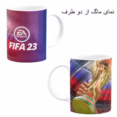 ست هدیه ماگ مدل بازی فوتبال فیفا طرح FIFA کد M1