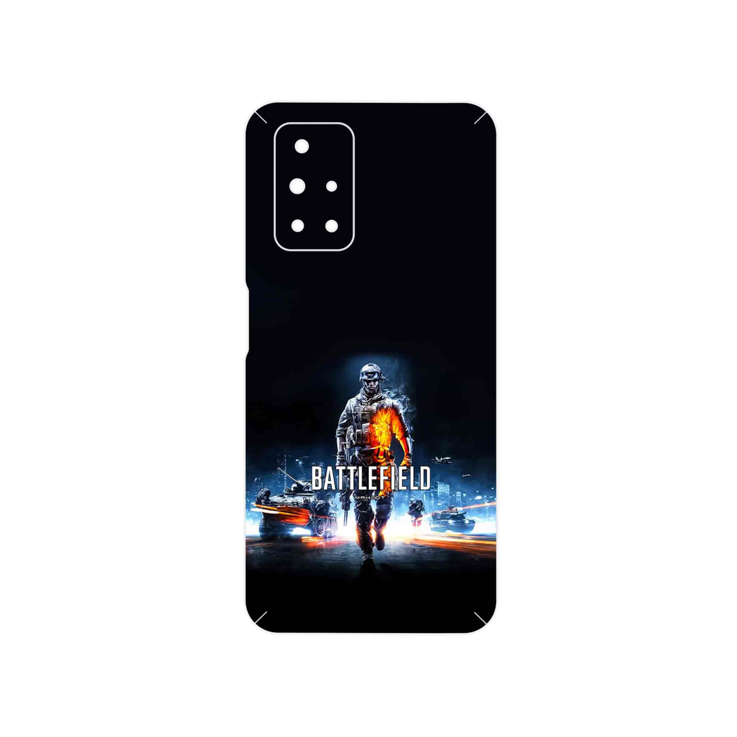 برچسب پوششی ماهوت مدل Battlefield Game Series مناسب برای گوشی موبایل شیائومی Redmi 10 Prime