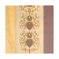 ملحفه آدنو مدل درباری کد IR101 دونفره سایز 240x240 سانتی متر