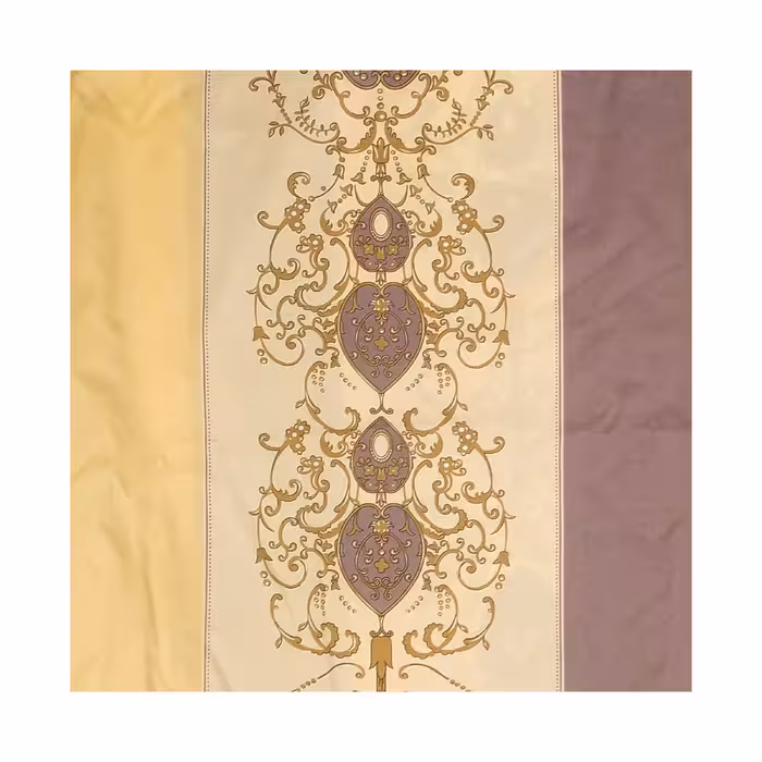 ملحفه آدنو مدل درباری کد IR101 دونفره سایز 240x240 سانتی متر