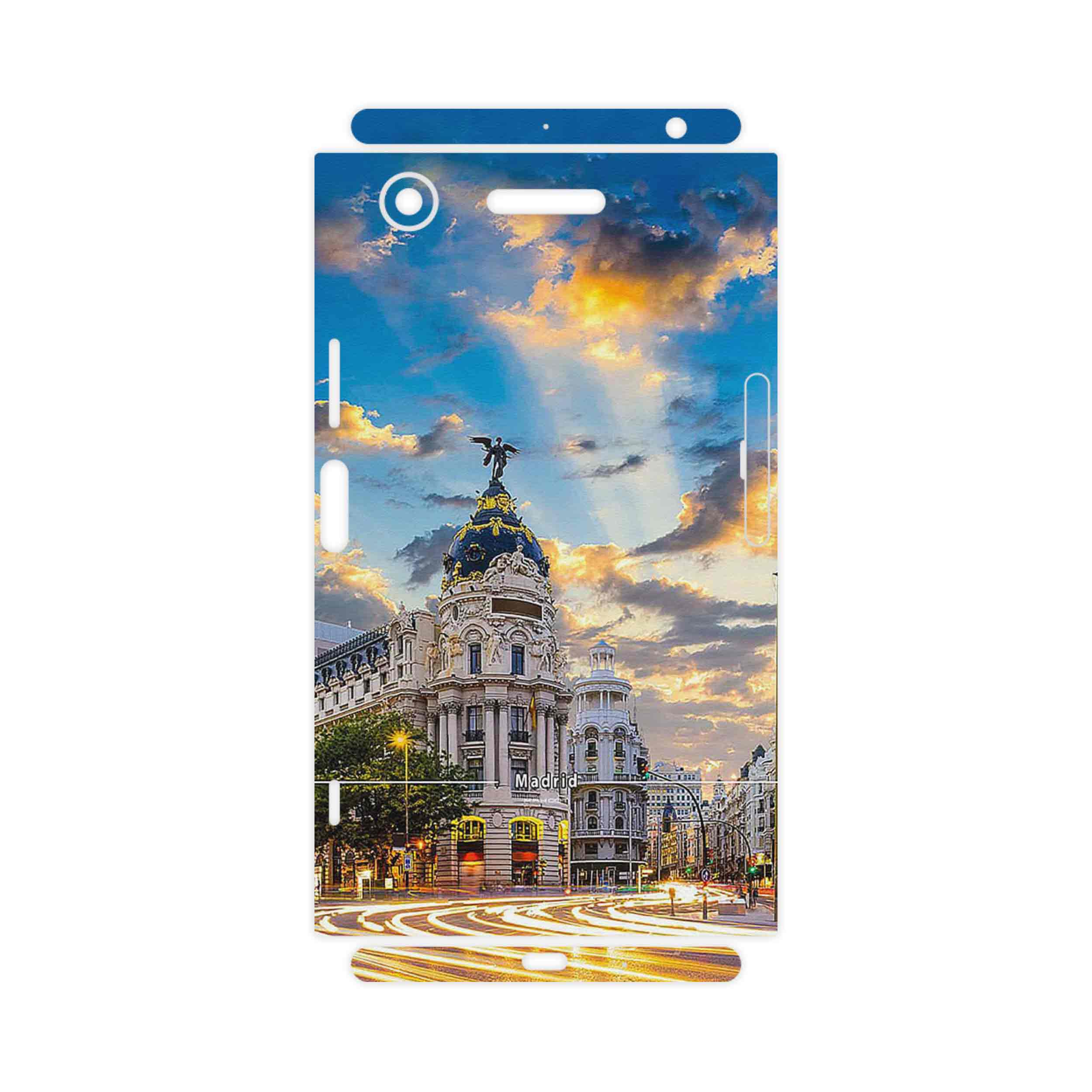 برچسب پوششی ماهوت مدل City of Madrid-FullSkin مناسب برای گوشی موبایل سونی Xperia XZ1