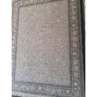 فرش ماشینی 700 شانه اصل تراکم 2550 طرح النا زمینه نقره ای 12 متری جنس اکرولیک