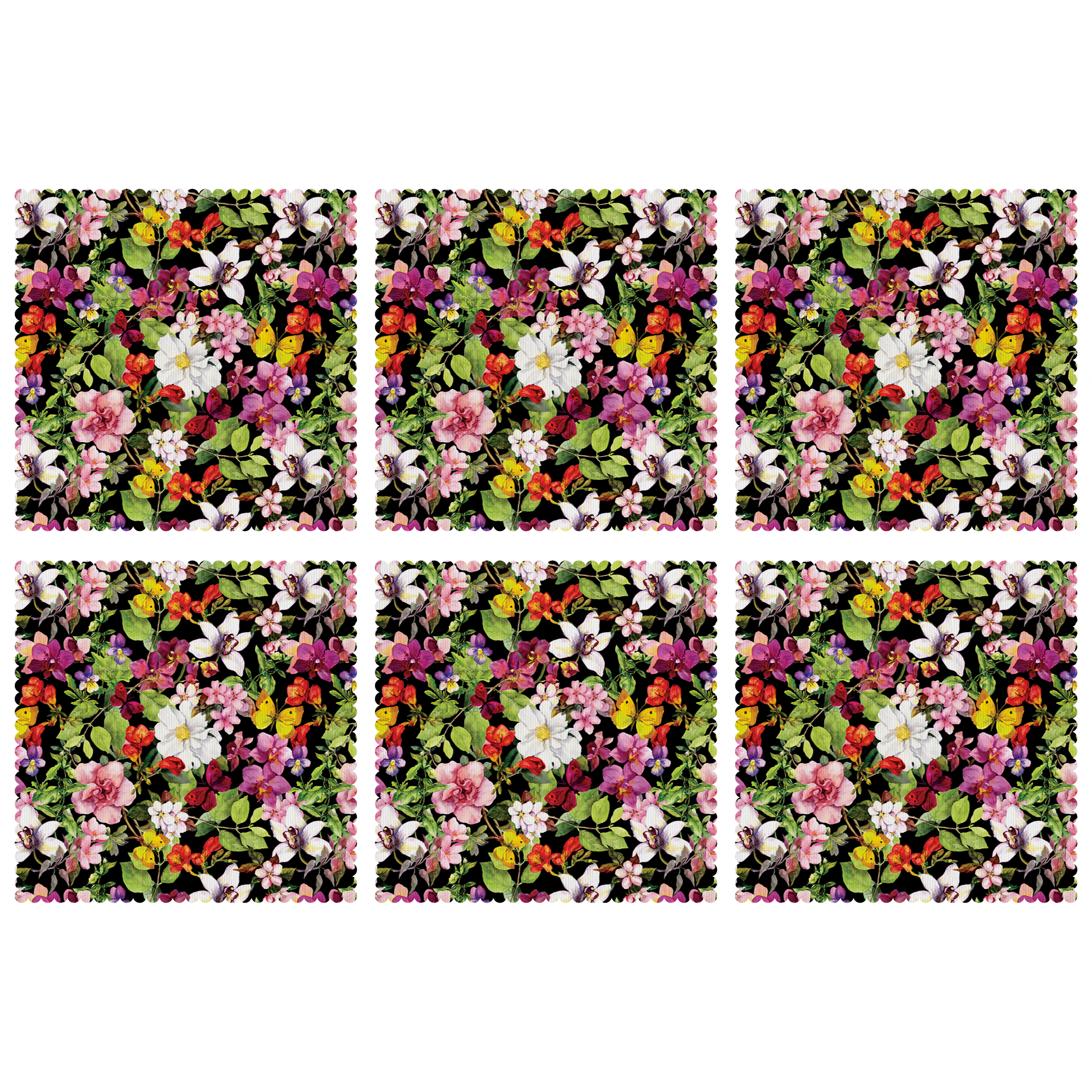 زیربشقابی مدل U1-42808 بسته 6 عددی