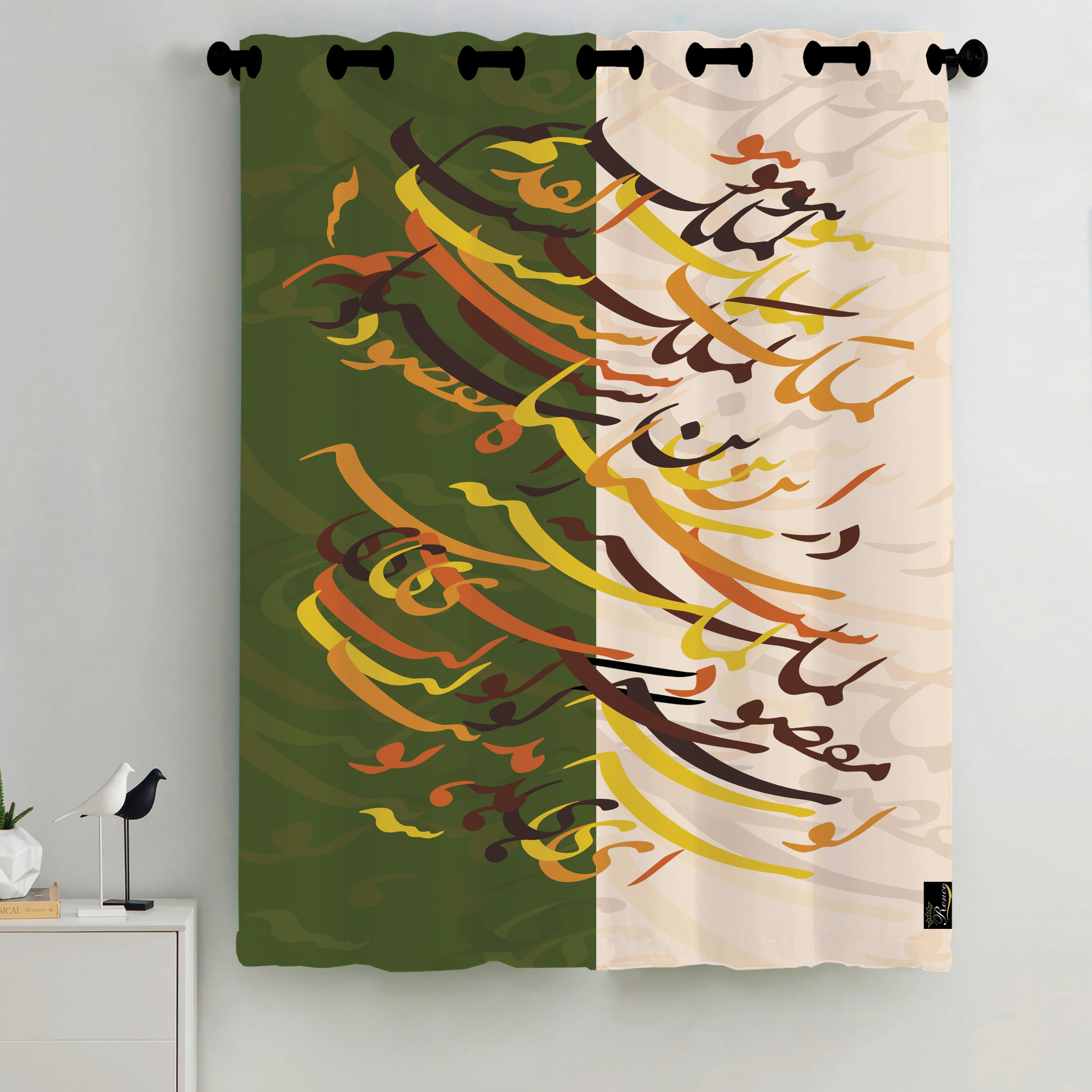 پرده مدل C2-50422 سایز 190x140 سانتی متر