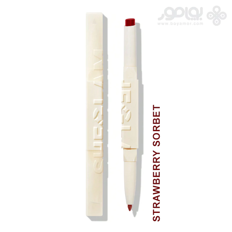 رژ لب و خط لب دو طرفه تینتی شیگلم رنگ STRAWBERRY SORBET