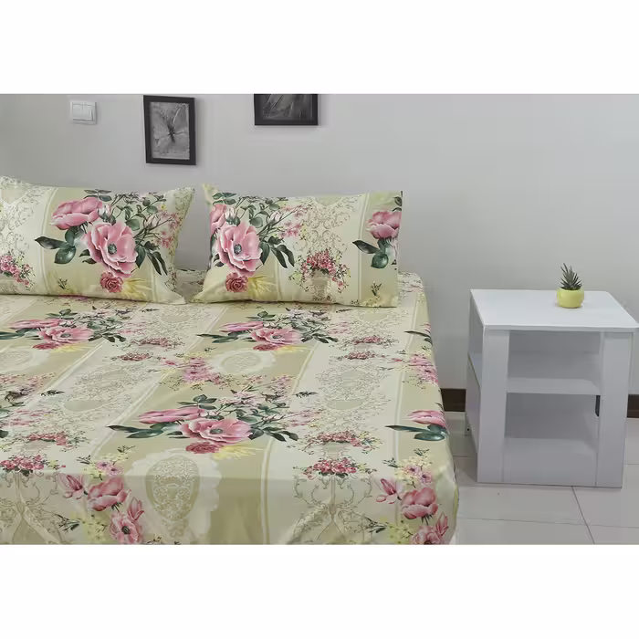 سرویس ملحفه بومرنگ مدل Hilma-120 یکنفره 2 تکه