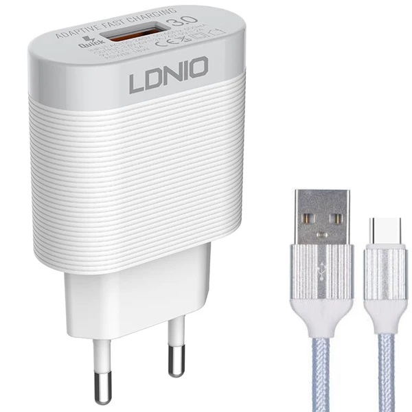 شارژر الدینیو A303Q با کابل میکرو