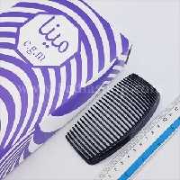 شانه مو زنانه بزرگ مشکی