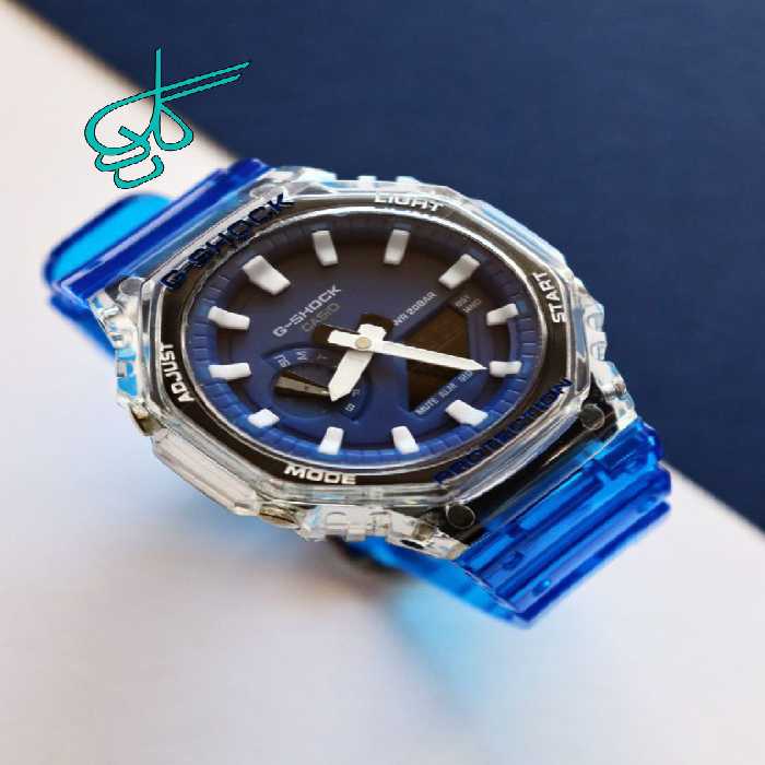 خرید ساعت اسپورت جی شاک مدل GA-2100 دارای ساعت جهانی و اتولایت ضدآب دوزمانه کد 1916120 - ردگل