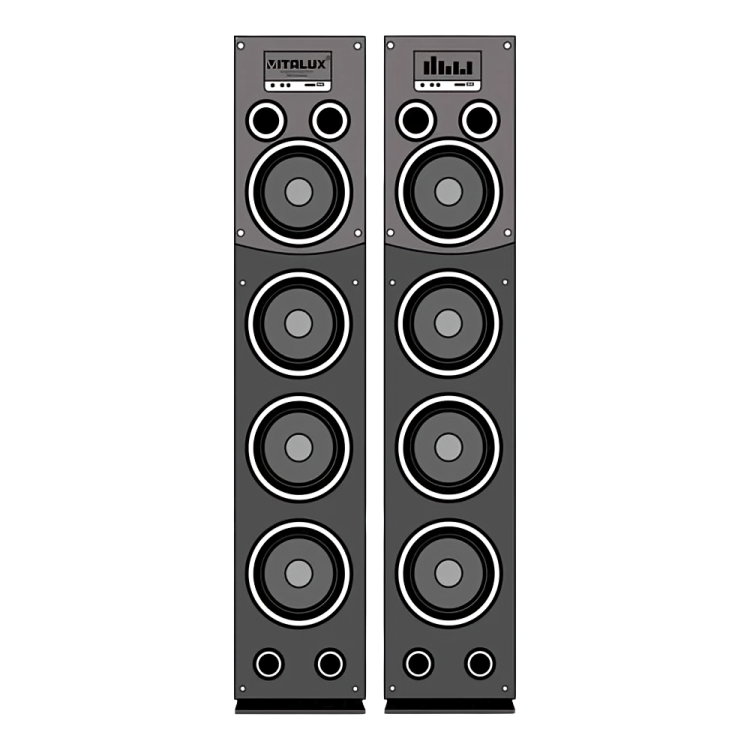 اسپیکرهای دوقلو چهار ساب ایتالوکس مدل 4084