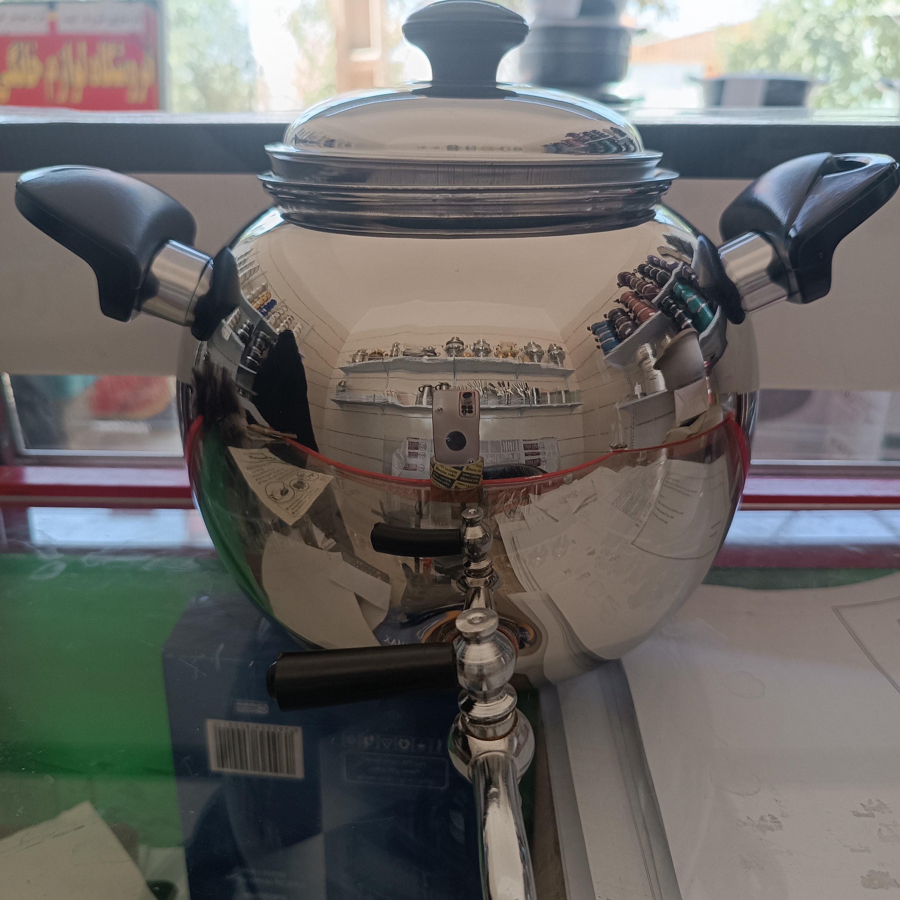 کتری شیر دار 4 لیتری 