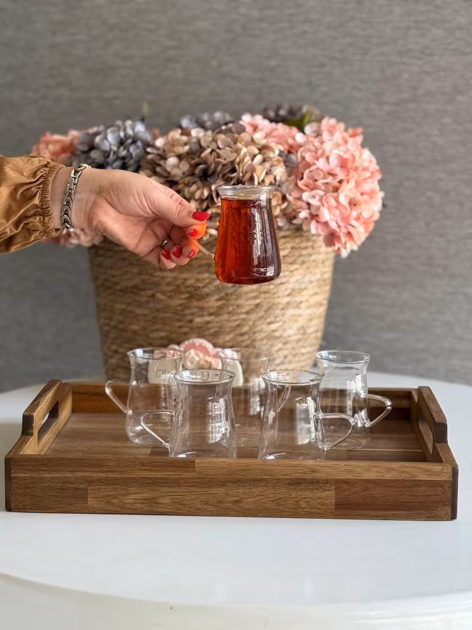 استکان کمر باریک پیرکس مدل نانسی