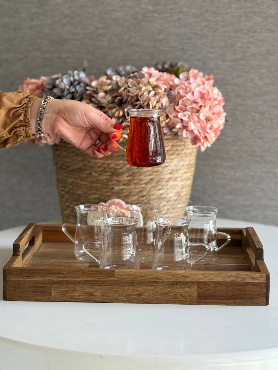 استکان کمر باریک پیرکس مدل نانسی