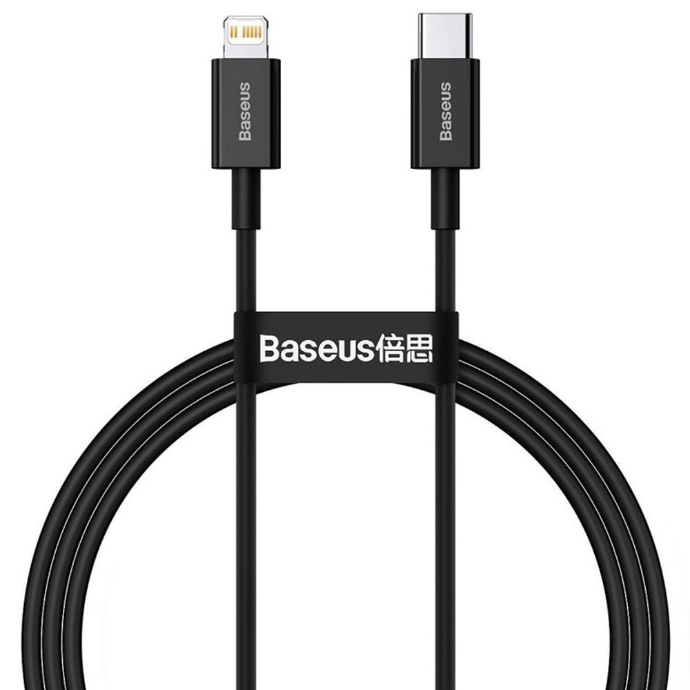 کابل شارژ Type-C به لایتنینگ بیسوس مدل Superior CATLYS-A01 طول 1 متر توان 20 وات