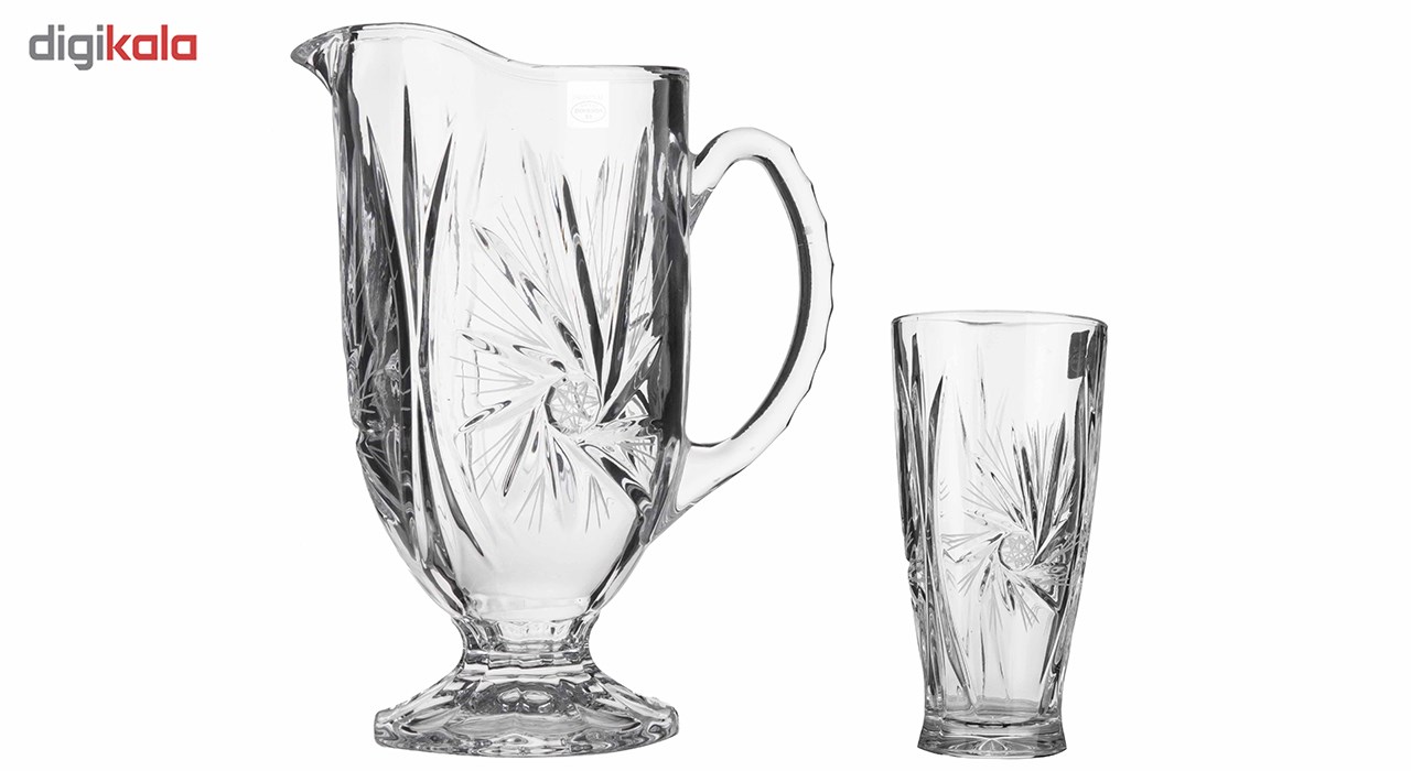 ست پارچ و لیوان بوهمیا کد SP35