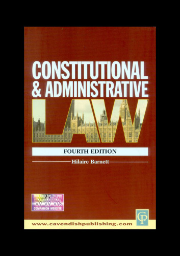 خرید و دانلود نسخه کامل کتاب Constitutional and Administrative Law