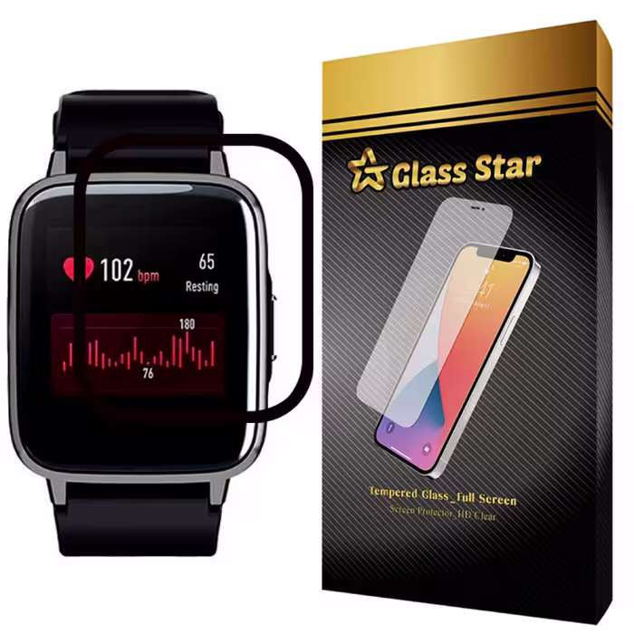 محافظ صفحه نمایش گلس استار مدل PMGA-Glass مناسب برای ساعت هوشمند شیائومی Haylou LS01