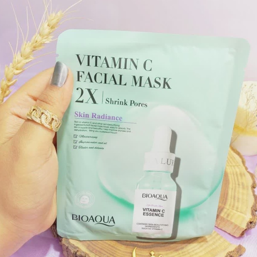 ماسک صورت ورقه ای 30 گرمی ویتامین سی