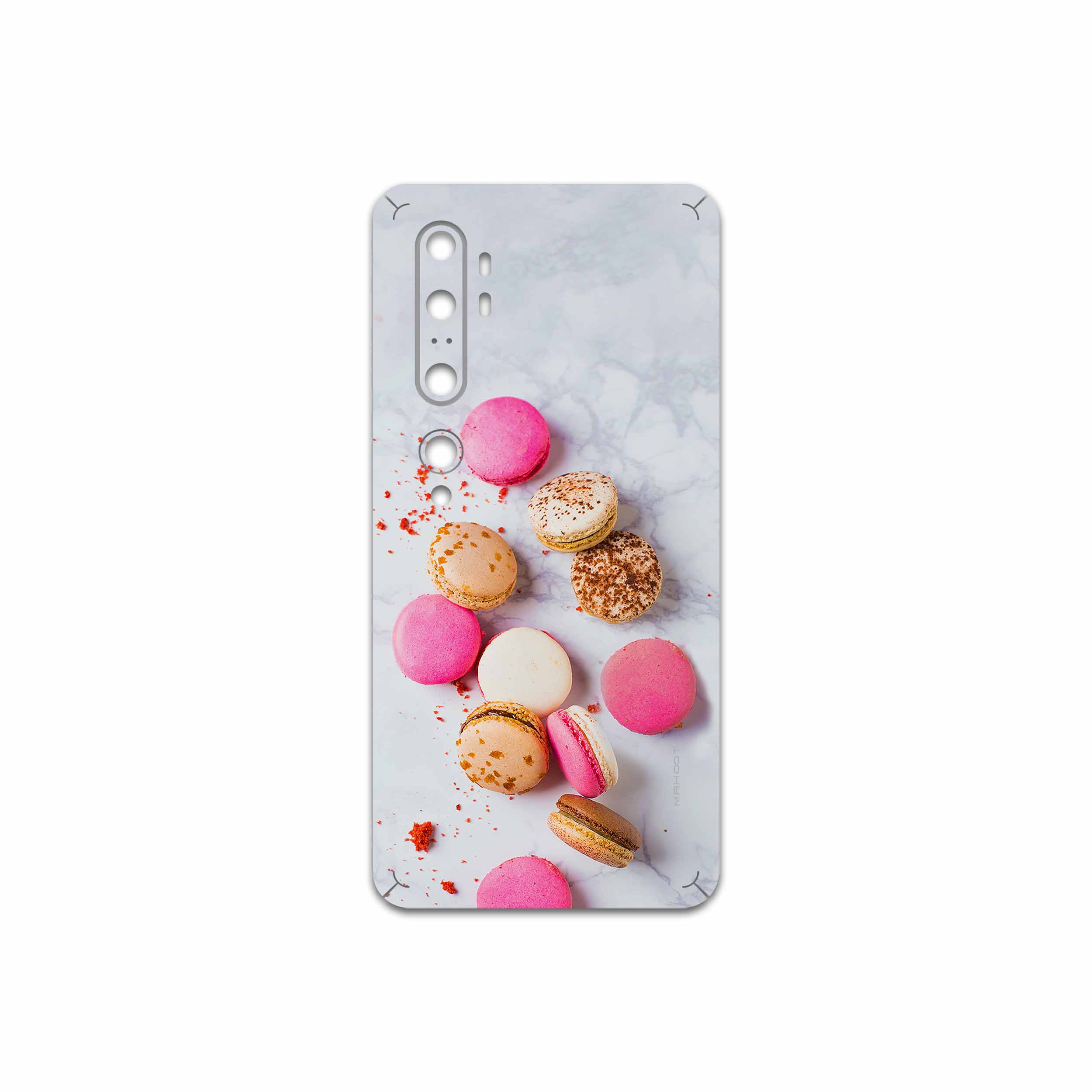 برچسب پوششی ماهوت مدل Macaron cookie مناسب برای گوشی موبایل شیائومی Mi Note 10