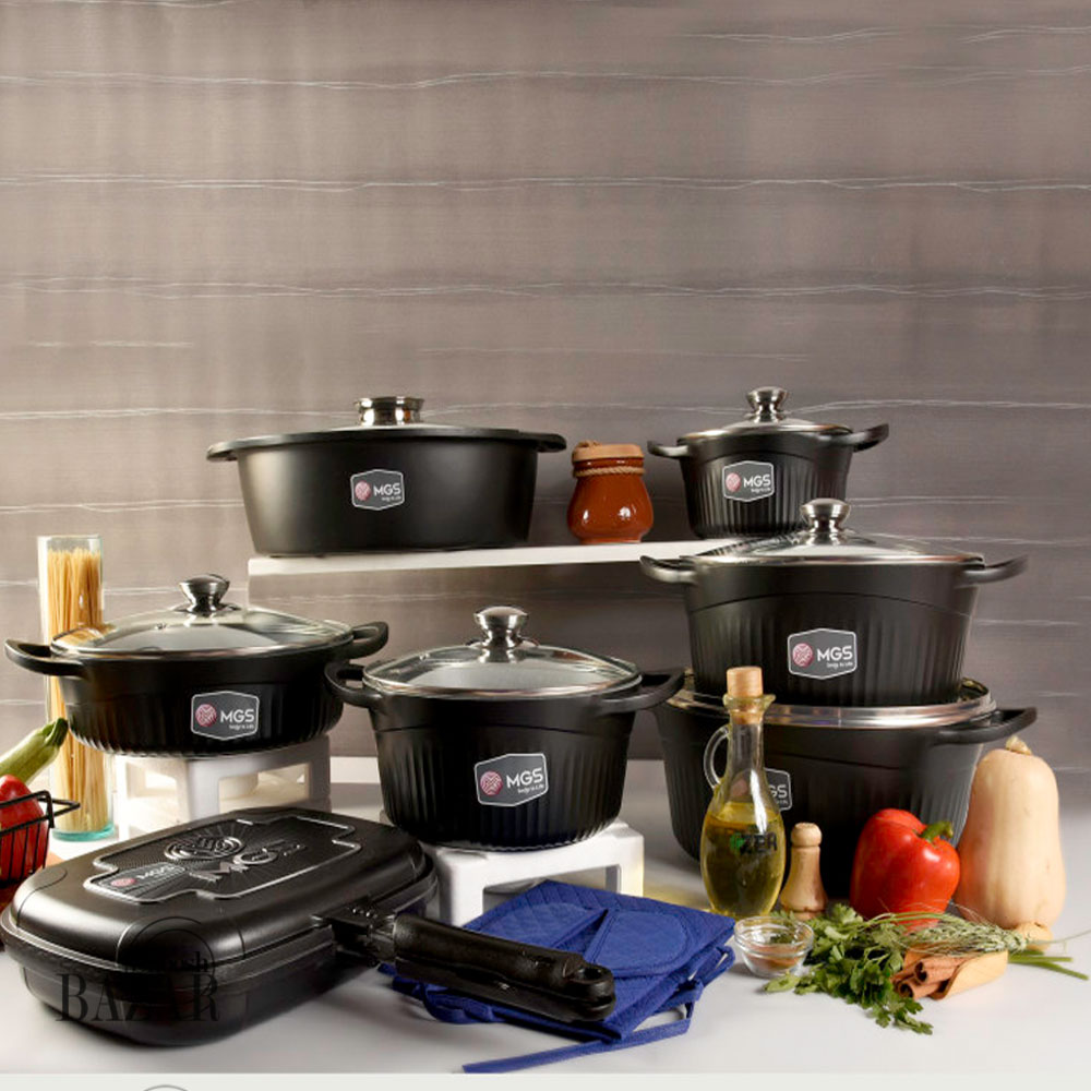 سرویس قابلمه 17 پارچه ام جی اس مدل جرمنی دی GDA1714