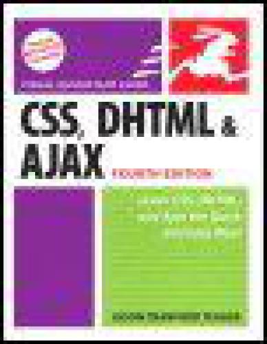 خرید و دانلود نسخه کامل کتاب CSS, DHTML and Ajax: Visual QuickStart Guide
