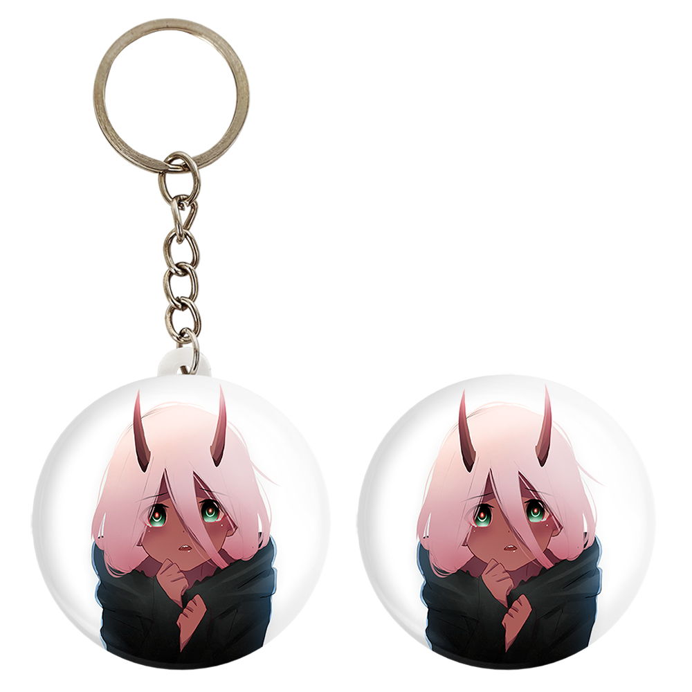 پیکسل خندالو مدل زیروتو انیمه دارلینگ در فرنکس کد 11998 به همراه جاکلیدی