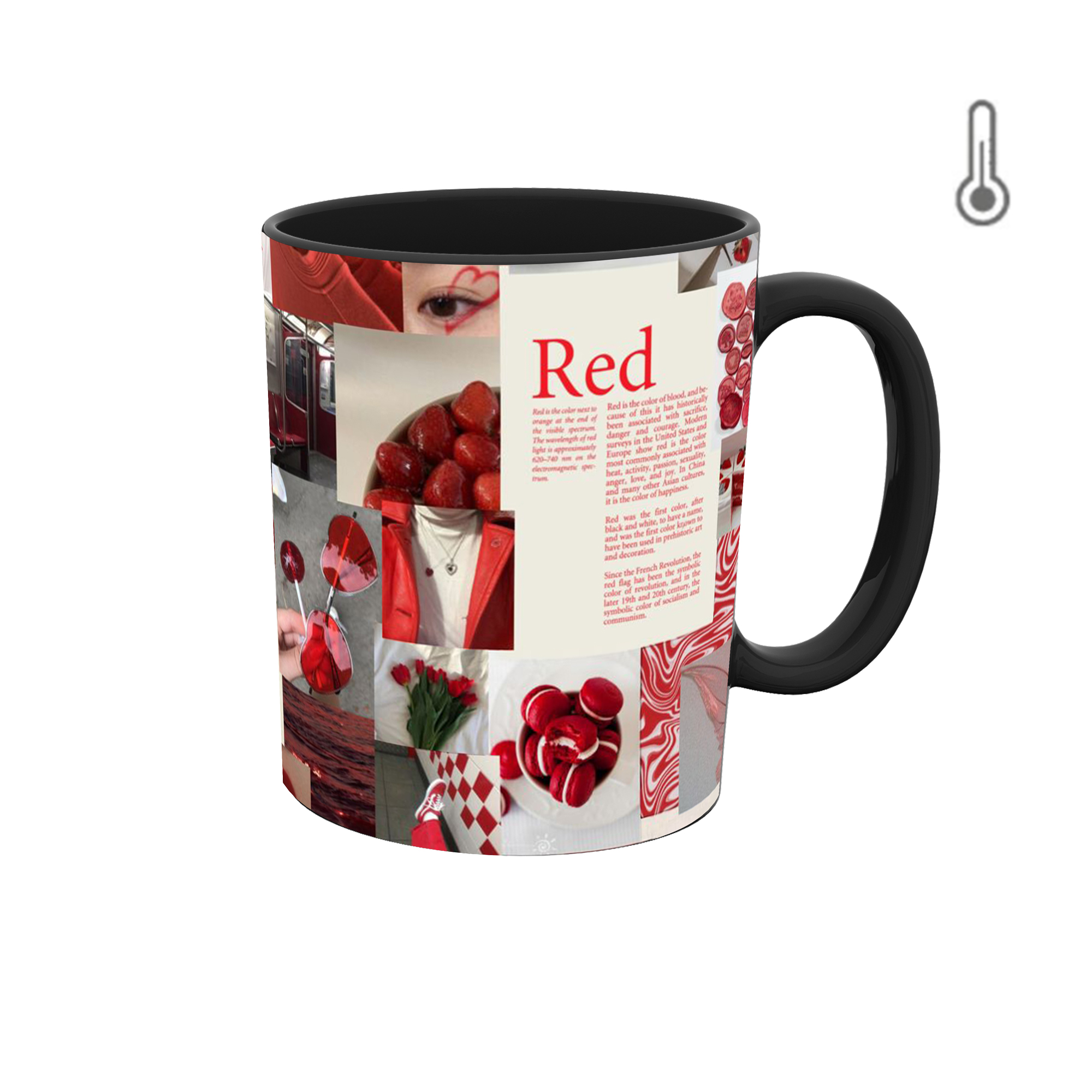 ماگ حرارتی طرح گرافیکی مدل روز عشق