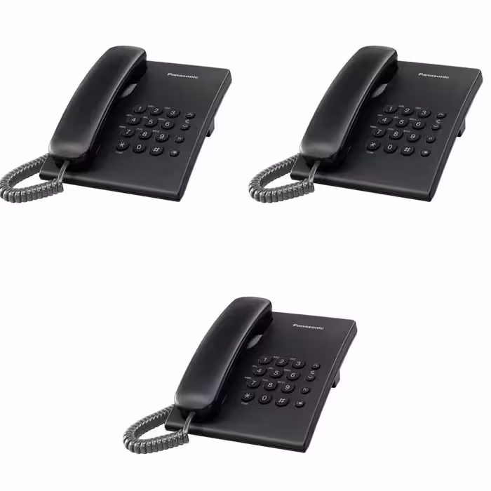 تلفن پاناسونیک مدل KX-TS500MX بسته 3 عددی