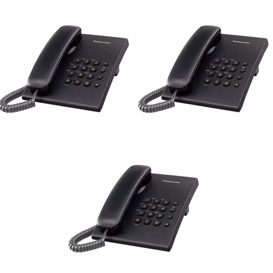 تلفن پاناسونیک مدل KX-TS500MX بسته 3 عددی