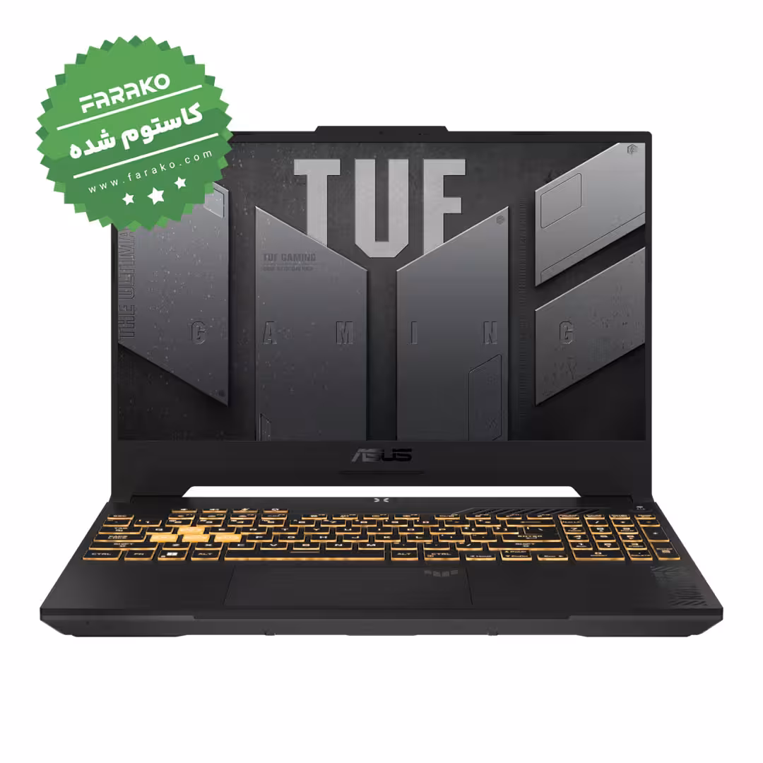 خرید و قیمت لپ تاپ ایسوس TUF Gaming A15 FA507NVR نمایشگر 15٫6 اینچی، پردازنده Ryzen 7 7435HS، گرافیک 8 گیگابایت RTX 4060، رم 32 گیگابایت، حافظه 512 گیگابایت SSD - کاستوم شده